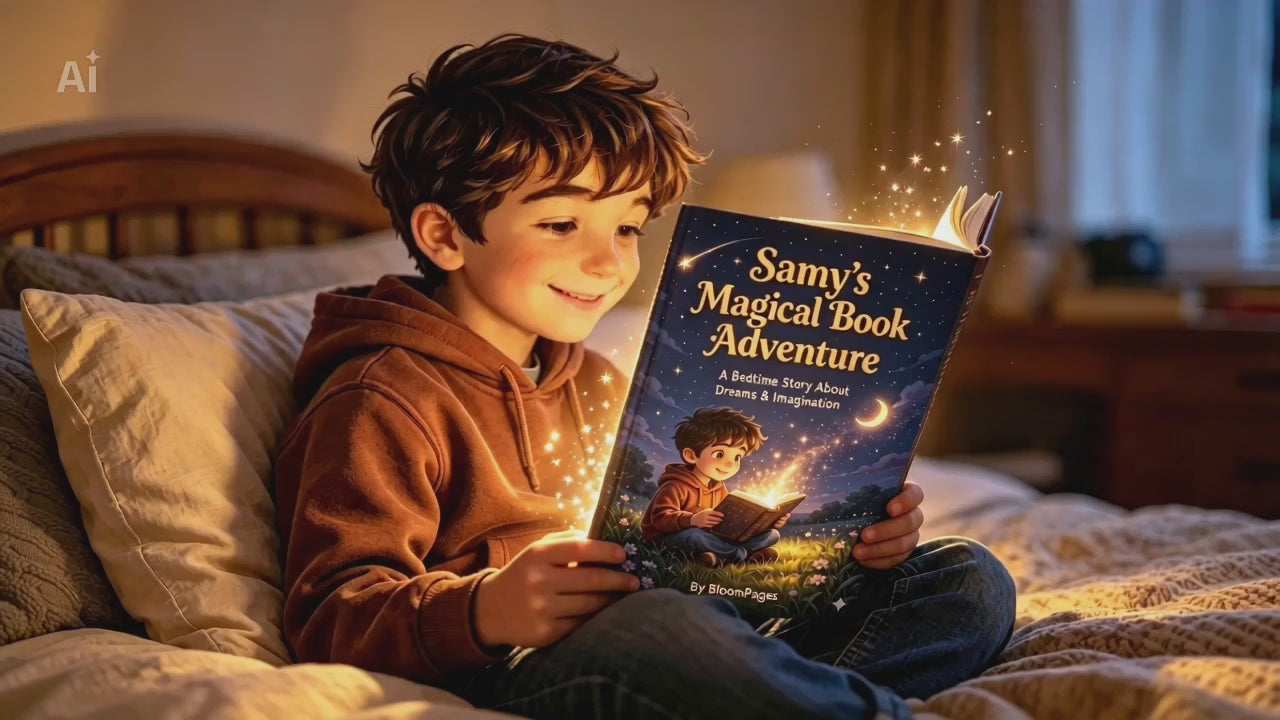 Samy’s Magical Book Adventure: A Bedtime Story About Dreams & Imagination