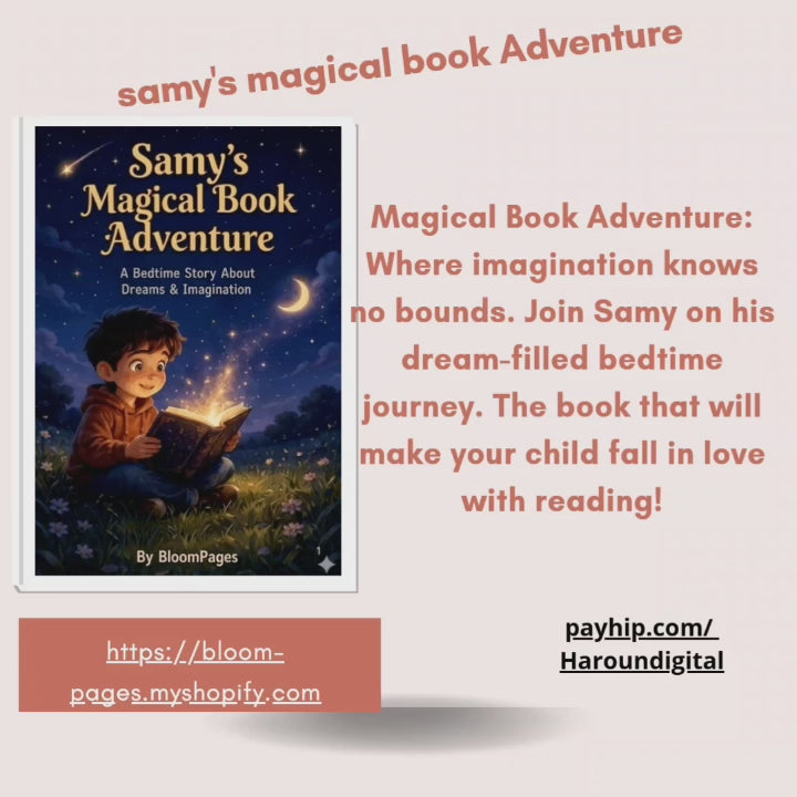 Samy’s Magical Book Adventure: A Bedtime Story About Dreams & Imagination