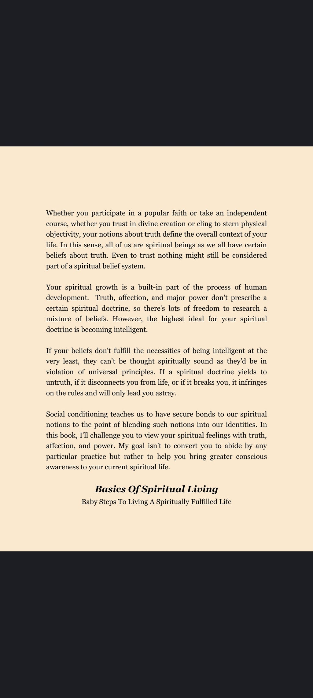 Basics of Spiritual Living: A Guide to Inner Peace.