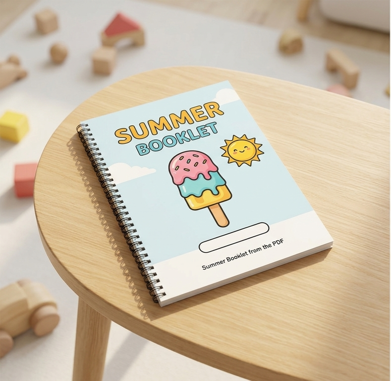 Printable Summer Booklet: 10 Pages of Coloring Fun for Kids!