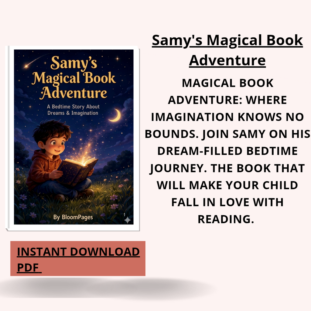 Samy’s Magical Book Adventure: A Bedtime Story About Dreams & Imagination